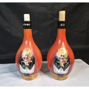 CERTIFIED INTERNATIONAL Oil & Vinegar Decanter With Corks - Tracy Flickenger
